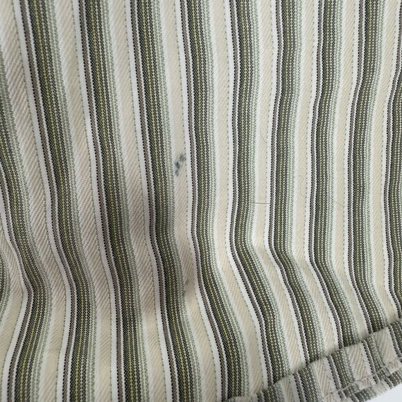 Banana Republic Mens Classic Fit Striped Button-Down Shirt Size M Cotton Green - Picture 5 of 8